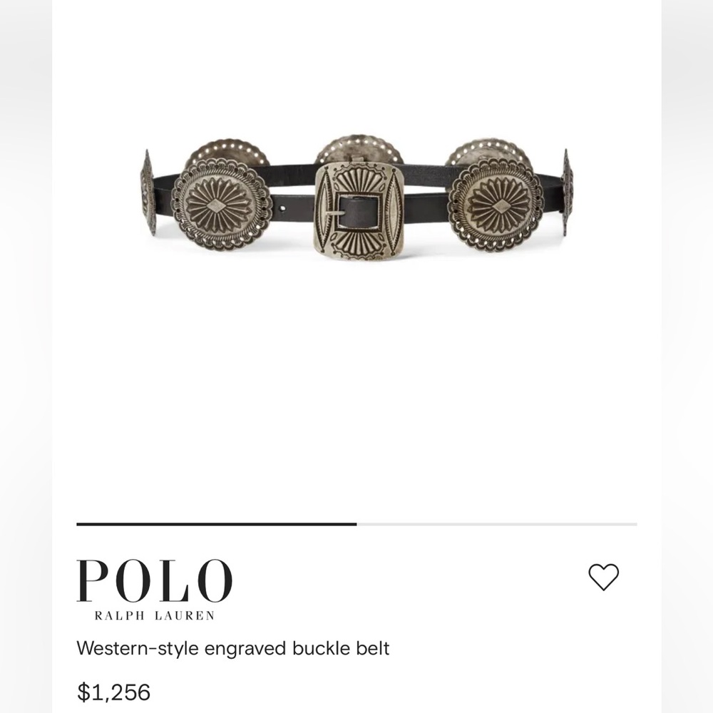 Ralph Lauren Western Leather belt